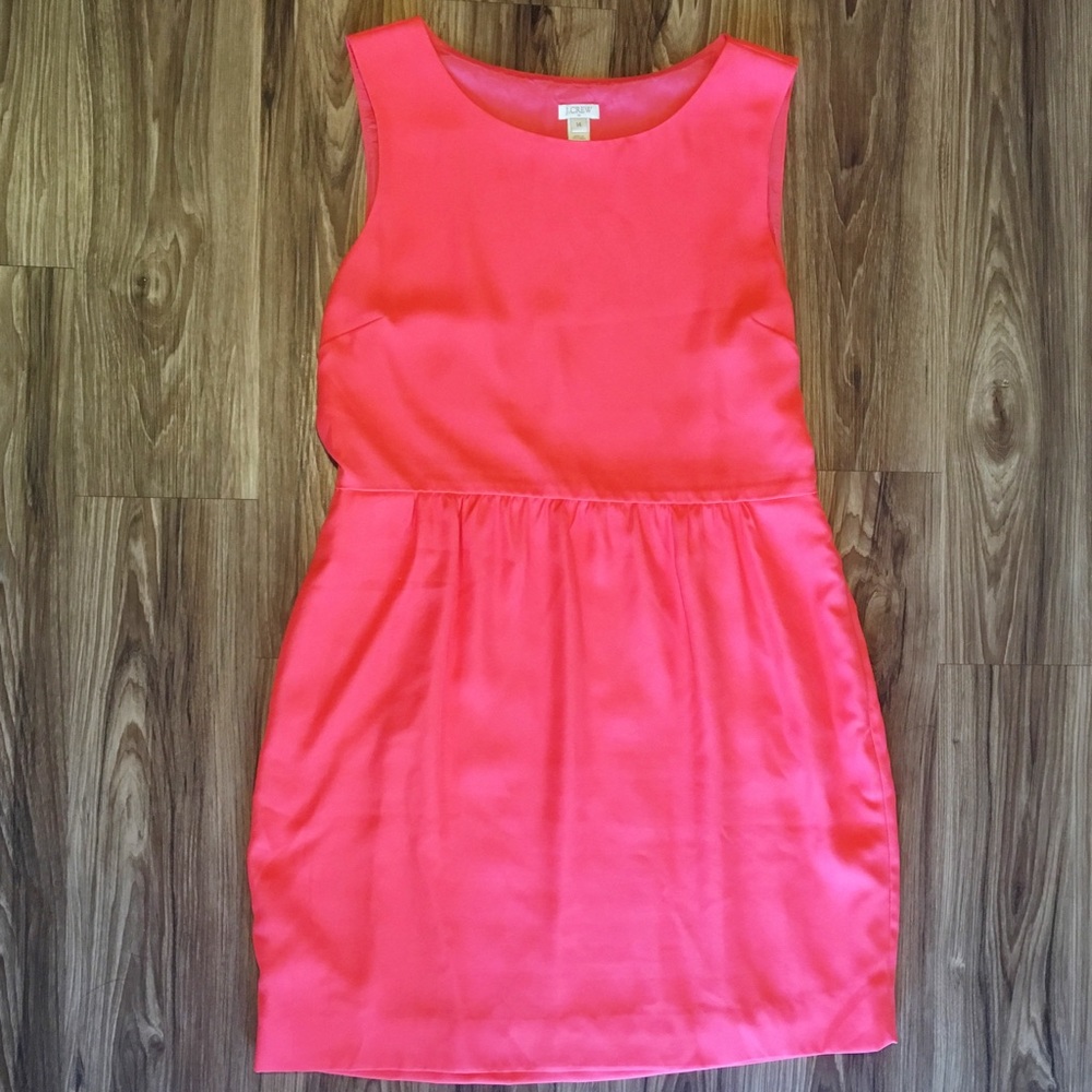 J Crew Coral Sheath Dress